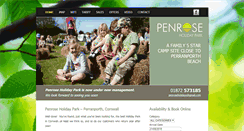 Desktop Screenshot of penroseholidaypark.com